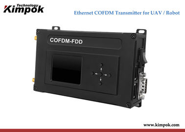 الصين الإرسال والوصلة الهابطة COFDM Video Transmitter 2W RF Power Ethernet Radios 30-50km على الطائرات بدون طيار المزود